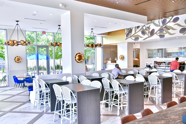 Island Grill has a bright and airy interior. - PHOTO BY ALEX MONTOYA