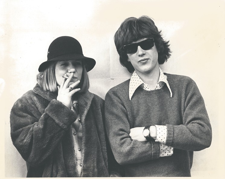 Tina Weymouth and Chris Frantz as students at the Rhode Island School of Design. - PHOTO AND COPYRIGHT BY ROGER GORDY/COURTESY OF ST. MARTIN'S PRESS