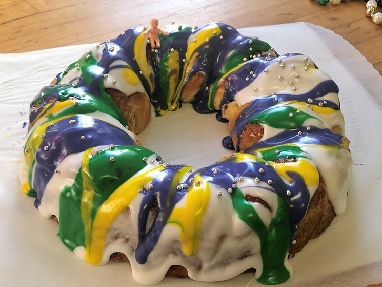 Acadian Bakery sold some of the best King Cakes in town. - PHOTO BY JOSEPHINE RAMIREZ