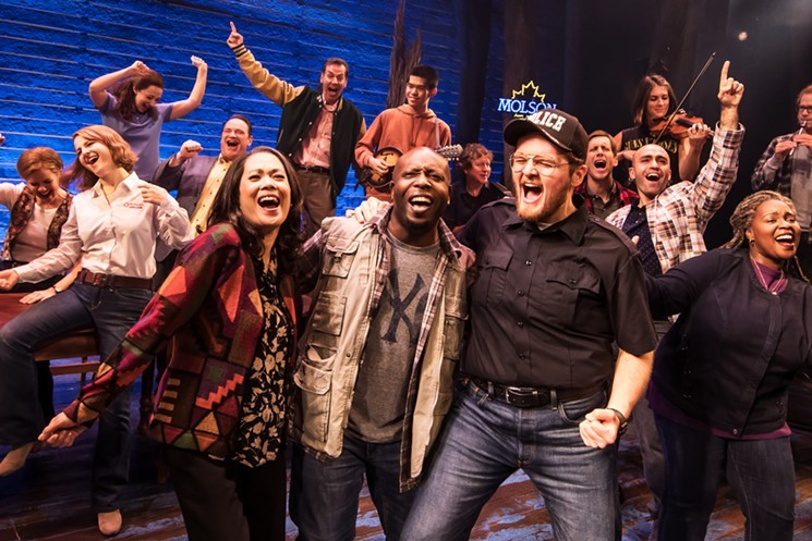 The cast of Come From Away - PHOTO BY MATTHEW MURPHY