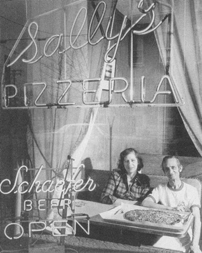 Flo and Salvatore Consiglio at Sally's. - PHOTO FROM SCREEN SHOT/WHAT WERE WE THINKING FILMS