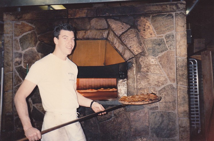 Though he's owned Modern Pizza since 1988, Bill Pustari started out shoving pies into hot ovens in his early 20s. - PHOTO FROM SCREEN SHOT/WHAT WERE WE THINKING FILMS
