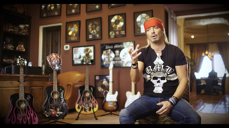 Poison's Bret Michaels discusses how MTV allowed the band to forge a visual image that greatly helped in their success. - SCREEN STILL/A&E NETWORK