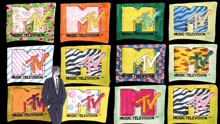 MTV's iconic logo helped forged the identity of the channel as the real star. - GRAPHIC BY LOBSTER STUDIO/COURTESY OF A&E NETWORK