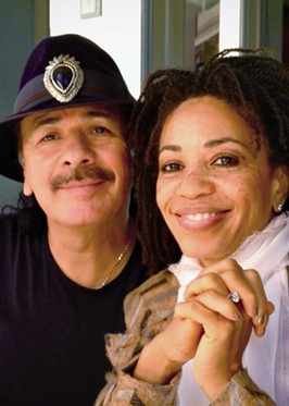 Carlos and Cindy Blackman Santana in Hawaii. - PHOTO BY UNIVERSAL TONE/COURTESY OF JENSEN COMMUNICATIONS
