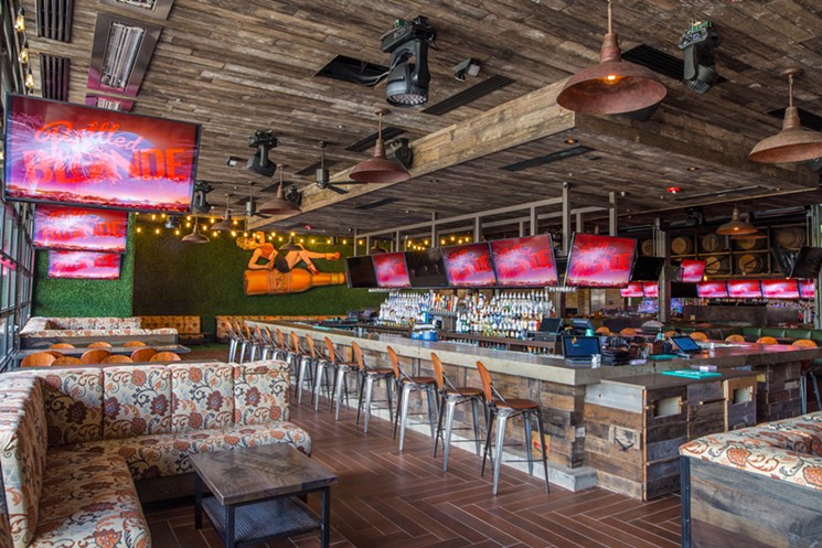 The sports bar gets an upgrade at Bottled Blonde. - PHOTO BY BOTTLED BLONDE MARKETING STAFF