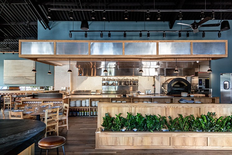 Ostia's exhibition kitchen adds to the excitement. - PHOTO BY JENN DUNCAN