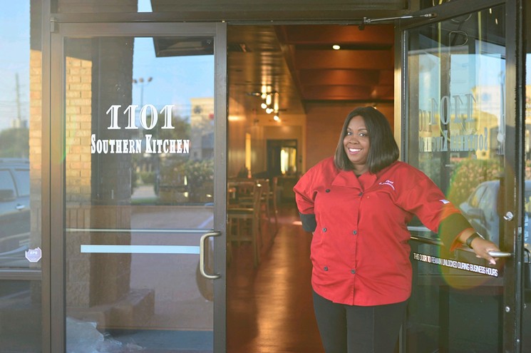 Chef/owner Jasmine Anderson welcomes guests to her Southern kitchen. - PHOTO BY LADY D PHOTOGRAPHY
