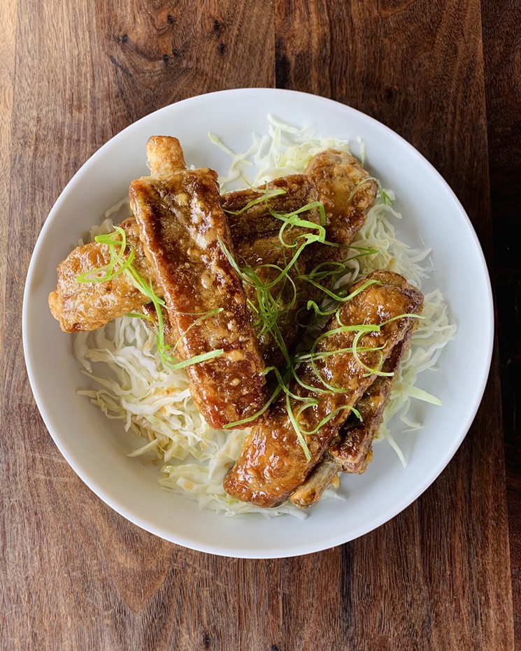Korean Fried Ribs are a late night snack. - PHOTO BY NICK WONG