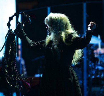 Stevie Nicks onstage in New York during her 24K Gold Tour. - PHOTO BY JUSTIN WYSONG/PROVIDED BYSCOOP MARKETING