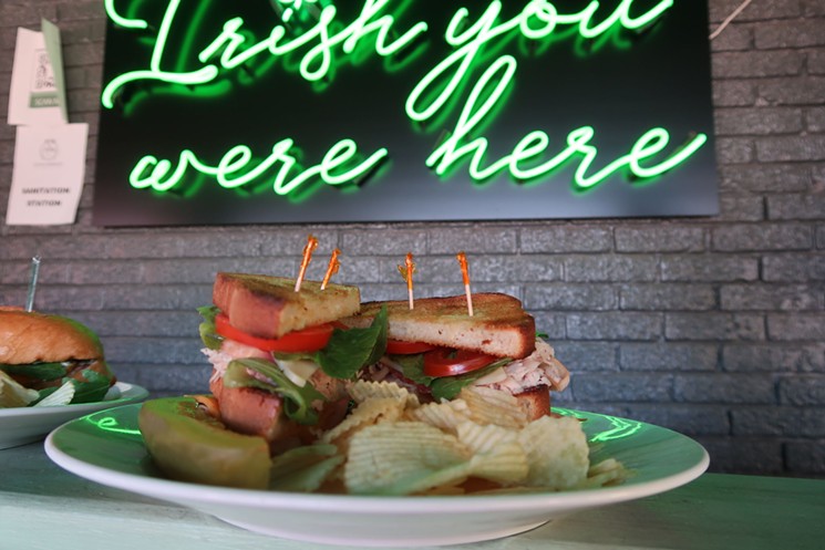 Everyone loves a club sandwich with frilly toothpicks. - PHOTO BY JORDAN SMITH