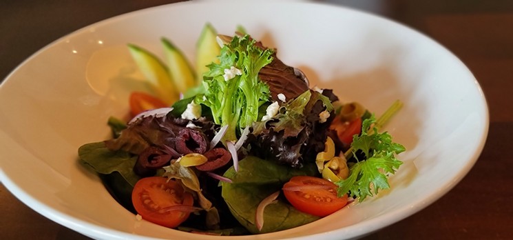 The Village Cobb Salad  offers some healthy vegetables. - PHOTO BY JAMAL MAZHAR
