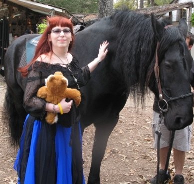 The Wife With One F with Sampson in 2010 - PHOTO BY JEF ROUNER
