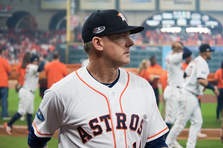 A.J. Hinch was told to hit the road. - PHOTO BY JACK GORMAN