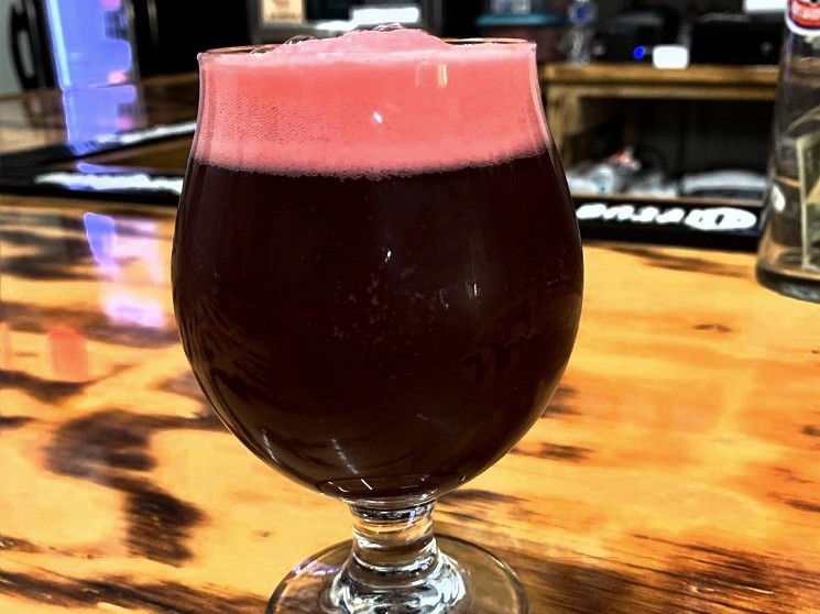 Veri, a fruited sour brewed by Vallenson’s Brewing Company. - PHOTO BY SAMANTHA MORRIS.