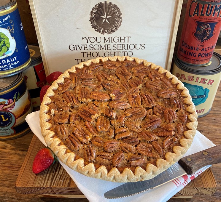 Organic, Texas pecans make this pie extra "goode". - PHOTO BY ALLISON MOORMAN