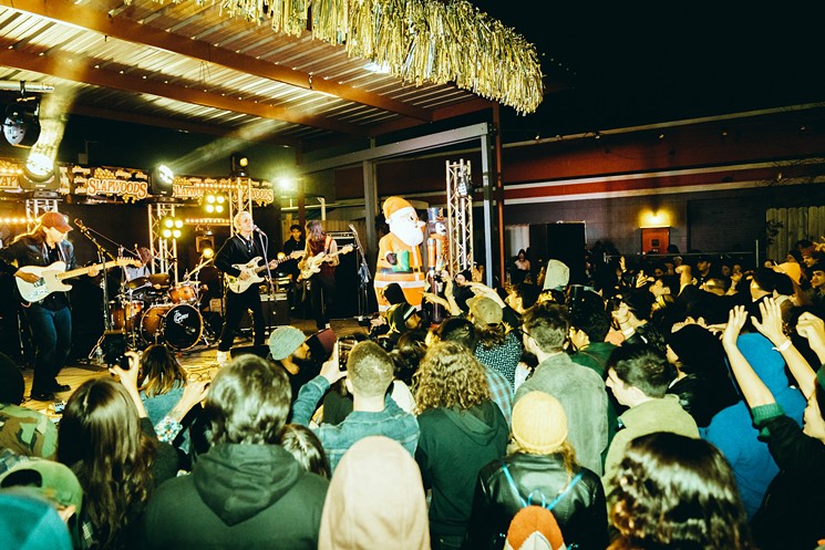 With a heavy dose of audience-interaction, Beach Fossils' enthusiastic set at Castle Christmas perfectly encapsulates what we've been missing out on these last nine months, and what we can only hope will return ASAP. - PHOTO BY CONNOR FIELDS