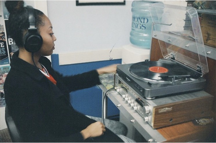 Sadé tuning into Smith's 1978 album Loveland - PHOTO BY CHRISTIAN HENRY, COURTESY OF ALEXANDRIA SADÉ