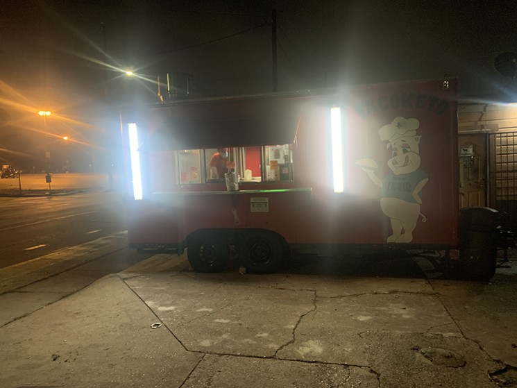 This small truck provides big flavors for its customers. - PHOTO BY DEVAUGHN DOUGLAS