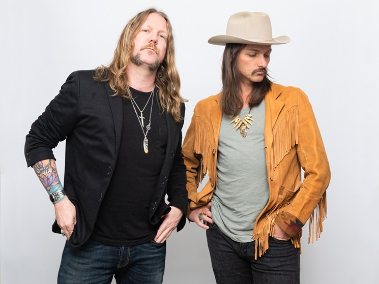 Here Come the Sons: Devon Allman and Duane Betts. - PHOTO BY KAELAN  BAROWSKY/COURTESY OF BIG HASSLE MEDIDA