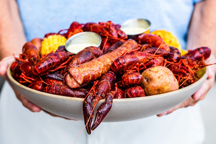 Orleans crawfish is ready to-geaux. - PHOTO BY BECCA WRIGHT