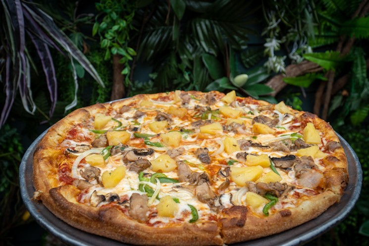 Let the pineapple on pizza debate begin! - PHOTO BY PARMA RESTAURANT