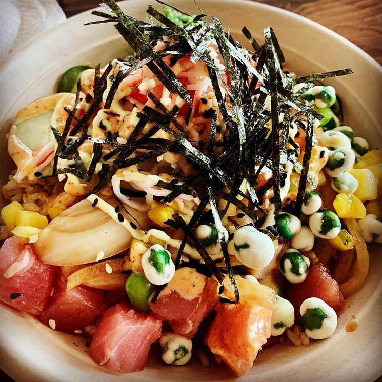 Island Fin Poke lets you create your own bowl if so desired. - PHOTO BY MATT GUSTAFSON