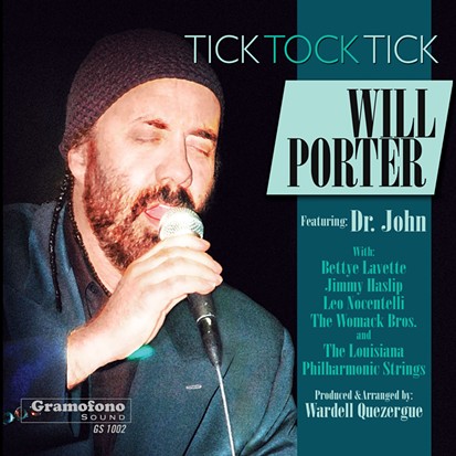 "Some people look at my recover cover and think I'm blind!" Porter says of the front of "Tick Tock Tick." - ALBUM COVER