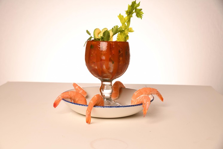 That's one helluva a shrimp cocktail. - PHOTO BY ILLUMINATION MARKETING