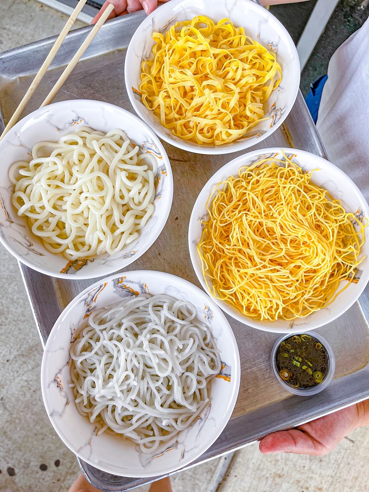 Pick a noodle, any noodle. - PHOTO BY CHRISTINA AUTRY