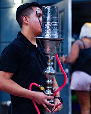 The hookah trend keeps on trending. - PHOTO BY KYLE FLANIKEN/2 DOPE PERSPECTIVES