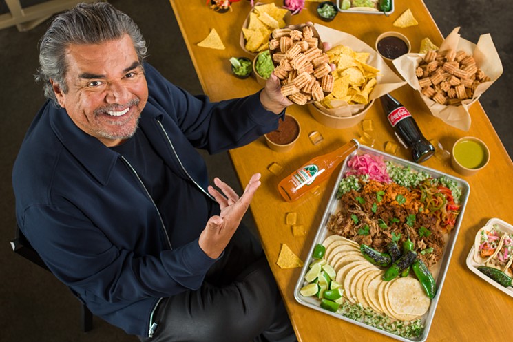 George Lopez is serious about tacos. - PHOTO BY GREG CAHILL