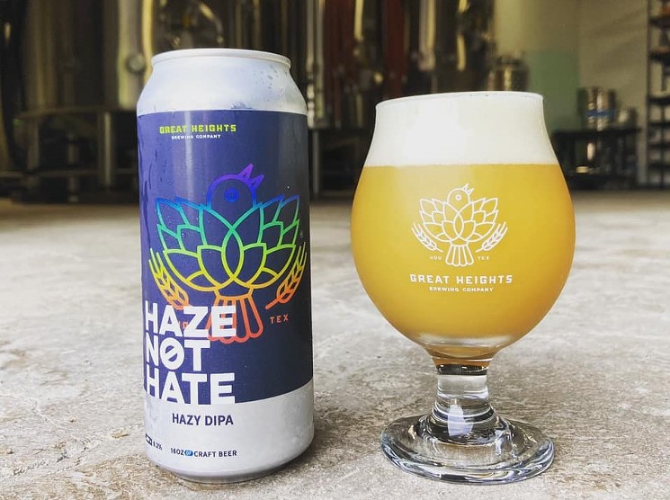 Now, that's a hazy IPA. - PHOTO BY GREAT HEIGHTS BREWING