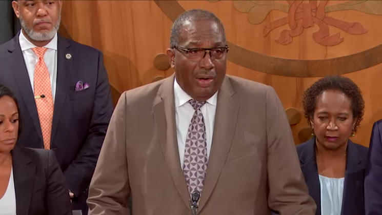 Dallas Democrat Sen. Royce West admitted Friday he didn't think Republicans would allow debate on Dems' election bill. - SCREENSHOT