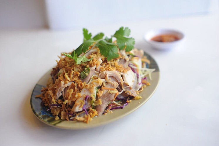 The Chicken Cabbage Salad is a healthy starter or meal. - PHOTO BY PHUONG V. NGUYEN