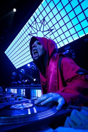A Slipknot DJ ready to scratch in Boston. - PHOTO BY ANTHONY SCANGA