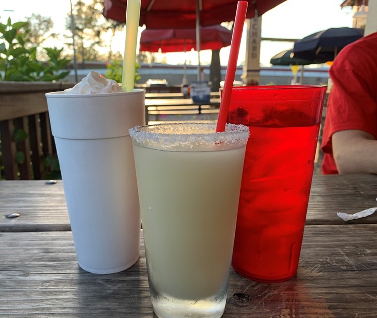 Frozen drinks with and without alcohol. - PHOTO BY LORRETTA RUGGIERO
