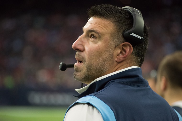 Mike Vrabel has a great shot at coach of the Year. - PHOTO BY JACK GORMAN