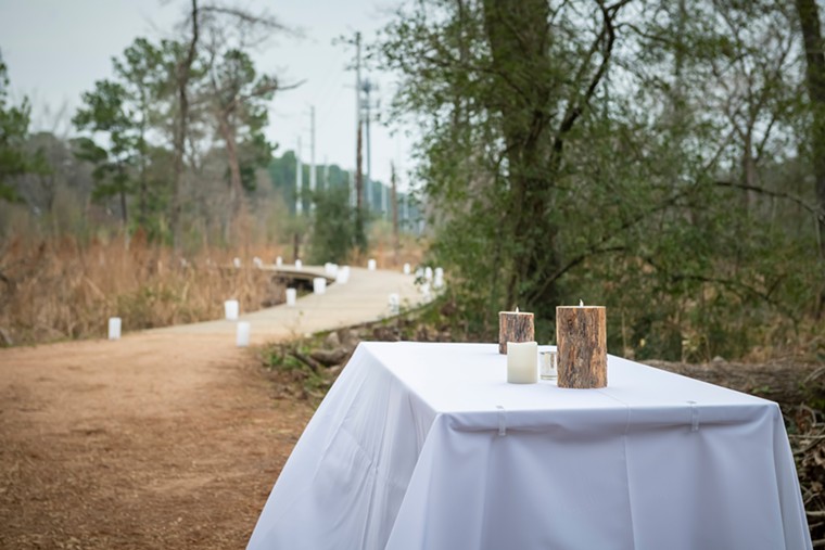 Houston Arboretum offers a Lover's Lane with tapas and drinks. - PHOTO BY ANTHONY RATHBUN