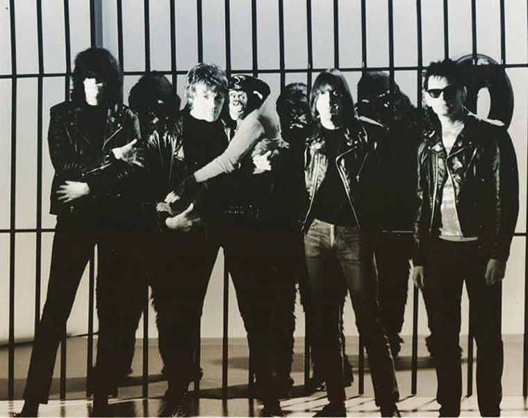 The Ramones during the Animal Boy era - PHOTO BY GEORGE DUBOSE, COURTESY OF RICHIE RAMONE