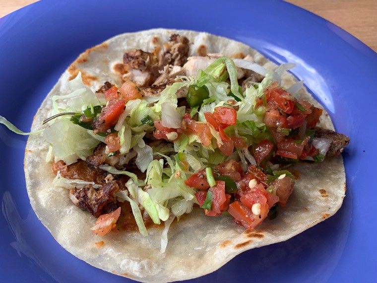 Gringo tacos get loaded with toppings.  - PHOTO BY LORRETTA RUGGIERO