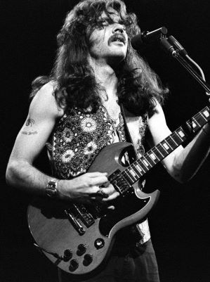 Doobie Brothers founding member Tom Johnston on stage in 1975 at the Rainbow in London.  - PHOTO BY IAN DICKSON
