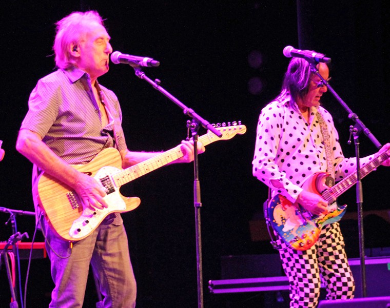 Denny Laine (formerly of the Moody Blues and Wings) and Todd Rundgren. - PHOTO BY BOB RUGGIERO