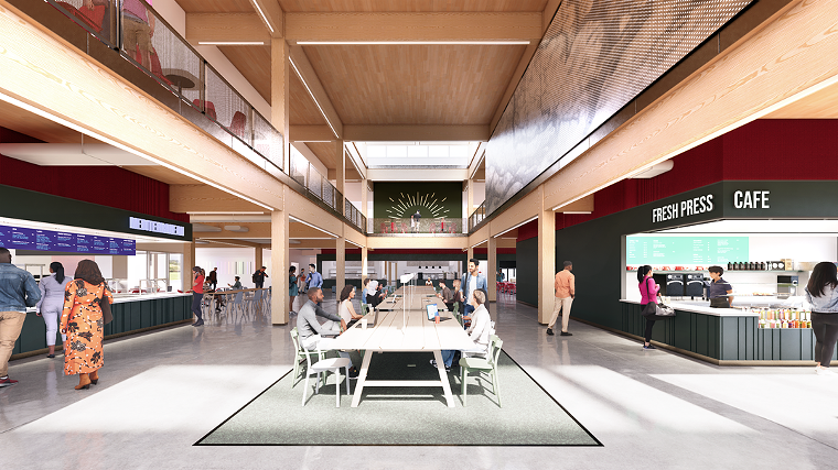 Looks a lot nicer than when we were at school. - RENDERING BY PERKINS & WILL