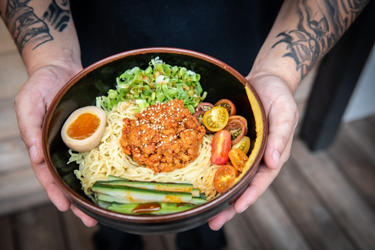 Spicy Chilled Ramen is the perfect summertime treat. - PHOTO BY CARLA GOMEZ