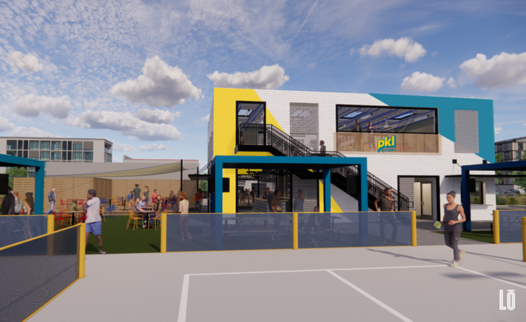 Get your paddles ready for pickleball. - RENDERING BY LOE ORTEGA ARCHITECTURE