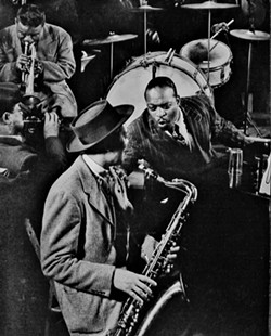 Lester Young and Count Basie played jazz in Kansas City during the Pendergast era. - PHOTO BY GJON MILI/THE LIFE PICTURE COLLECTION/SHUTTERSTOCK