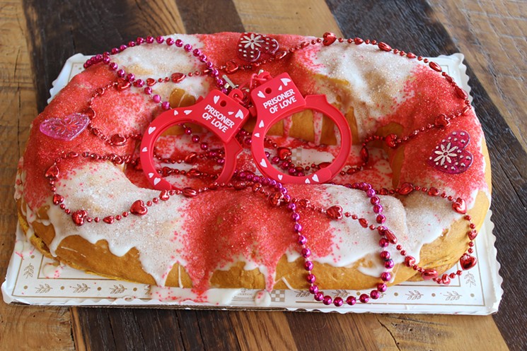 Valentine's king cake. Would you dare? - PHOTO BY GWENDOLYN KNAPP