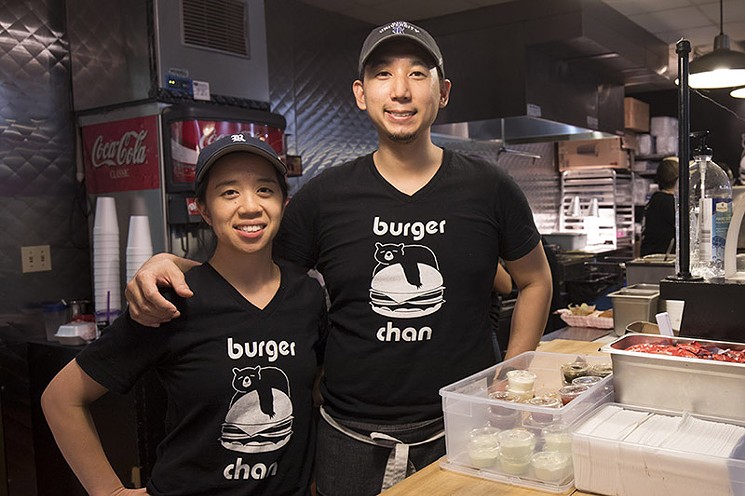 Diane and Willet Feng have, in fact, trademarked burger-chan. - PHOTO BY TROY FIELDS