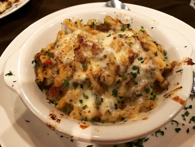 Short rib mac and cheese is one of the best sides at Grazia. - PHOTO BY JENNIFER FULLER
